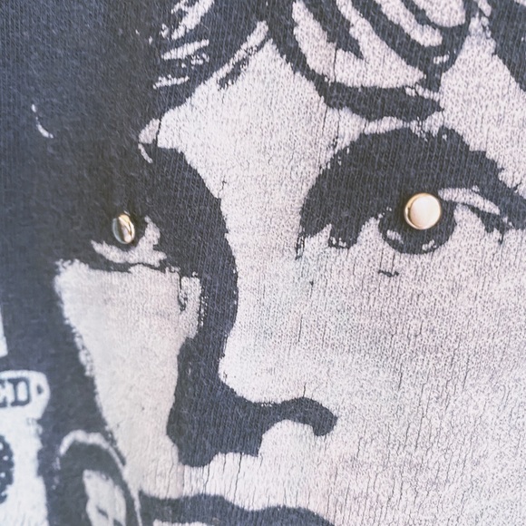 Vintage 80s the Doors Morrison Hotel Jim Morrison Lizard King unique tshirt sz M - Picture 3 of 6